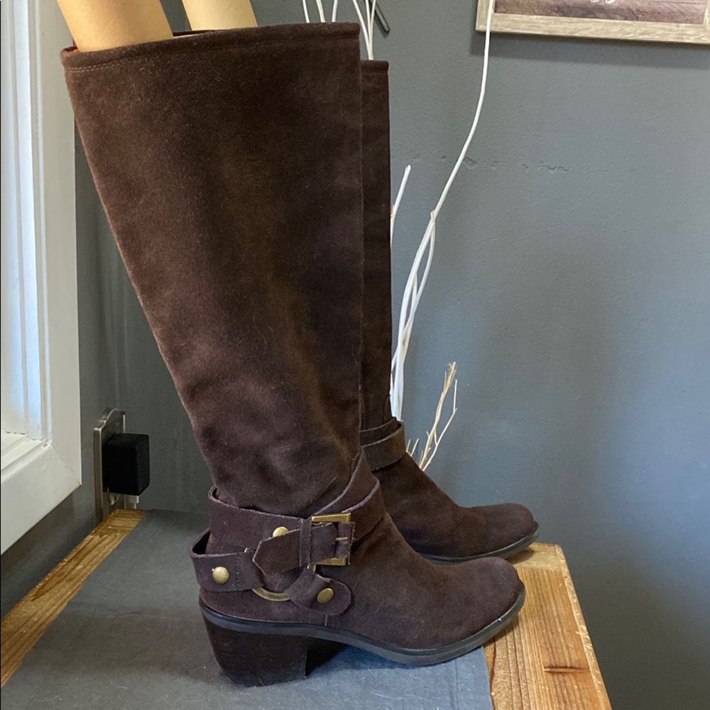 Pollini knee-high fashion/riding boots